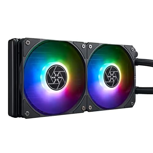 Silverstone VIDA Water 240mm SLIM 66.83 CFM Black image