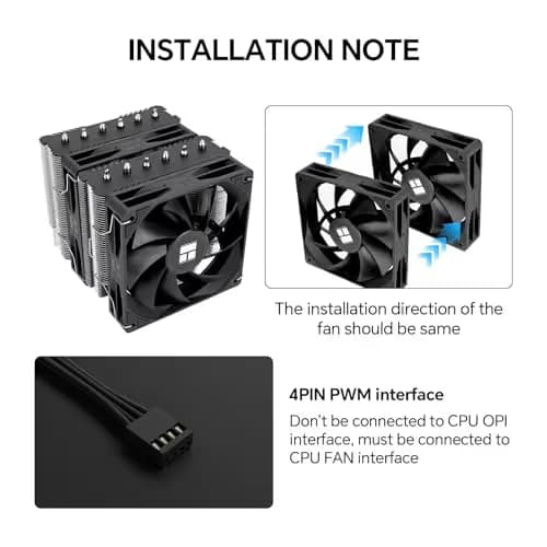 Thermalright Peerless Assassin 120 SE V2 88.89 CFM Air 155mm Black / Silver image