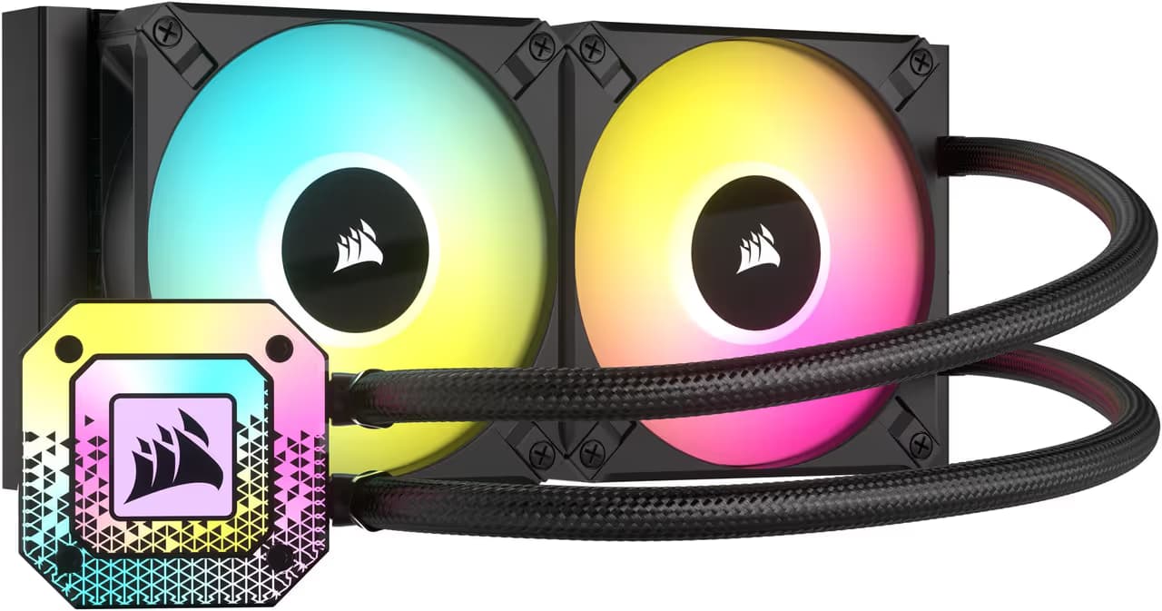 Corsair iCUE H100i ELITE CAPELLIX XT Water 240mm Black main image