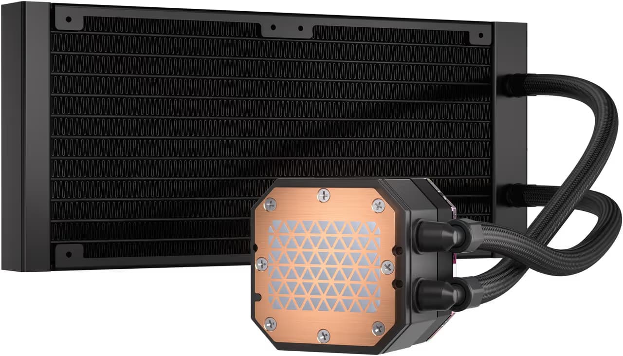 Corsair iCUE H100i ELITE CAPELLIX XT Water 240mm Black image