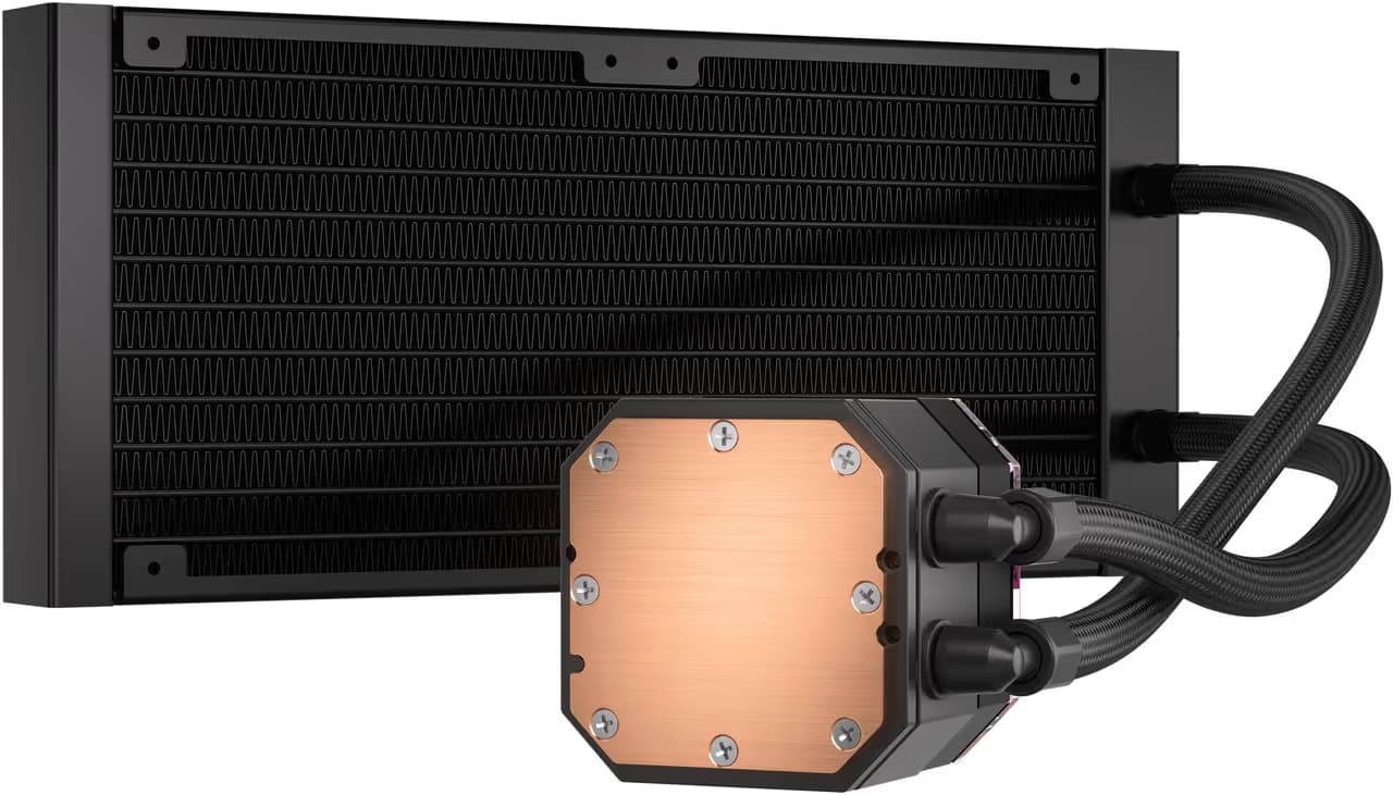 Corsair iCUE H100i ELITE CAPELLIX XT Water 240mm Black image