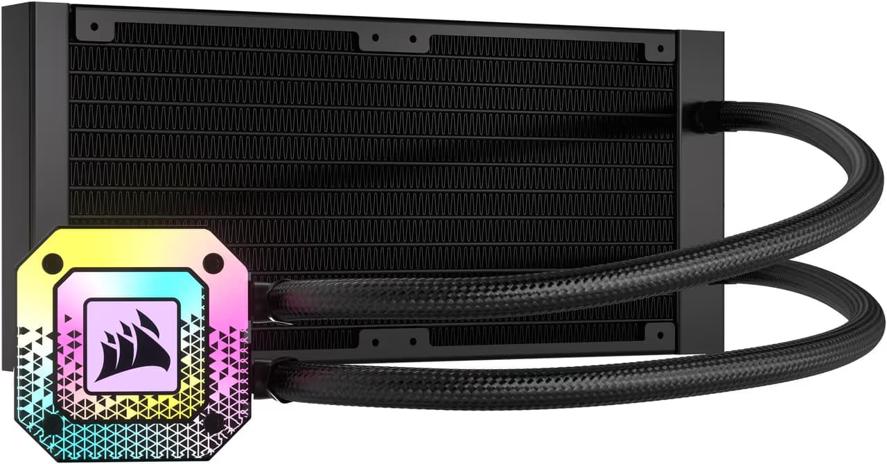 Corsair iCUE H100i ELITE CAPELLIX XT Water 240mm Black image