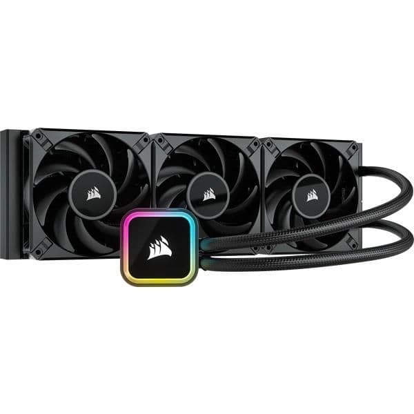 Corsair iCUE H150i RGB ELITE Water 360mm Black image