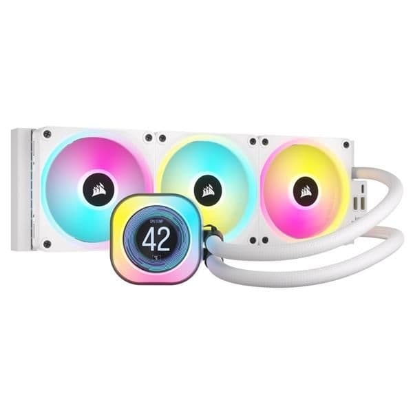 Corsair iCUE LINK H150i Water 360mm LCD White main image