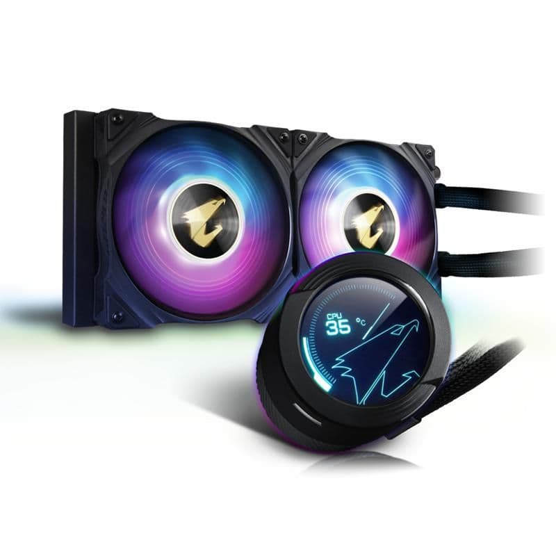 Gigabyte AORUS WATERFORCE X 60.07 CFM Water 240mm 60.07 CFM Black main image