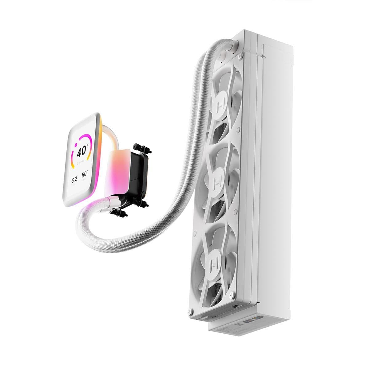 HYTE THICC Q80 Trio 105.8 CFM Water 360mm White image