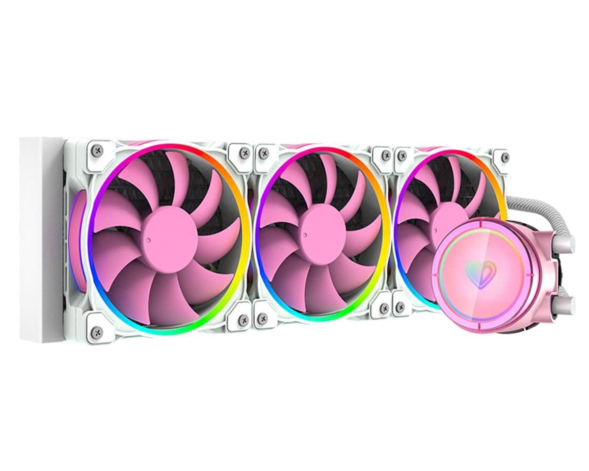 ID-COOLING PINKFLOW Water 360mm 55.2 CFM Pink main image