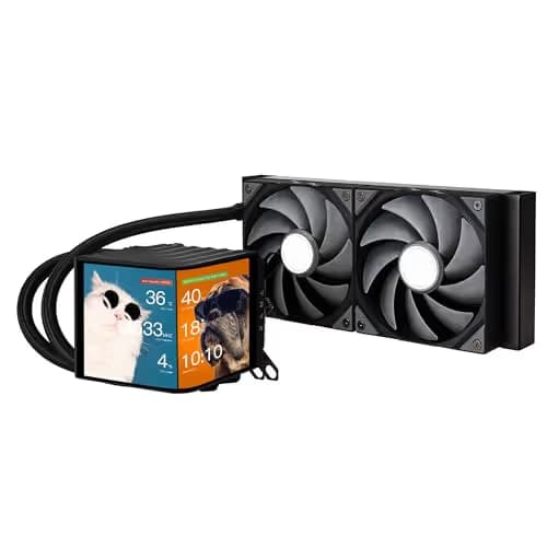 TRYX PANORAMA Water 240mm 81.32 CFM Black main image