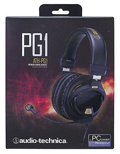 Audio-Technica ATH-PG1 Closed-Back Headphones in Black / Gold image