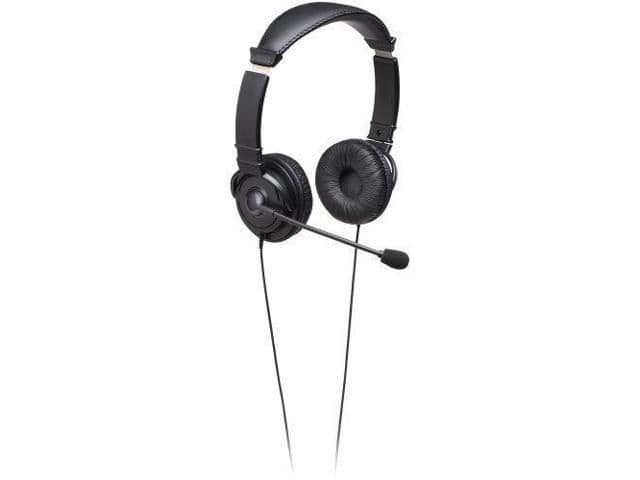 Kensington 33323 Closed-Back Black Headphones image