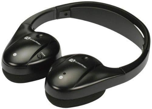 Audiovox IR1CFF Closed Black Headphones main image