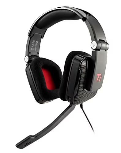 Thermaltake SHOCK Closed-Back Black / Red Headset main image