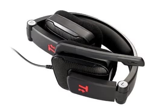 Thermaltake SHOCK Closed-Back Black / Red Headset image