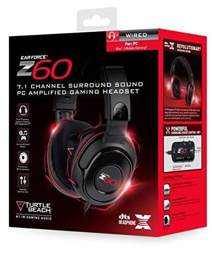 Turtle Beach Z60 7.1 Channel Wired Gaming Headset Closed-Back image