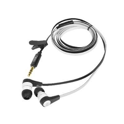 SIIG CE-EP0112-S1 Closed-Back In-Ear Headphones (Black / White) image