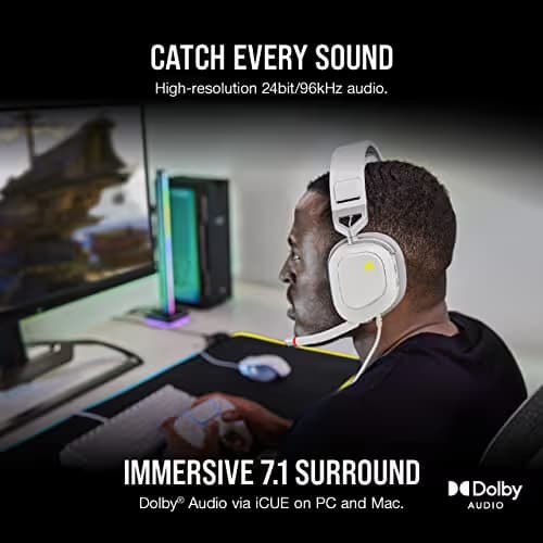 Corsair HS80 Gaming Headset RGB 7.1 Channel image
