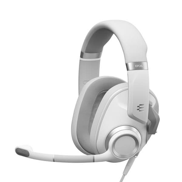 EPOS H6PRO Wired Gaming Headset Closed-Back White/Silver image