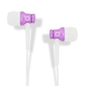 Memorex 98161 Closed-Back In-Ear Headphones Pink / White image