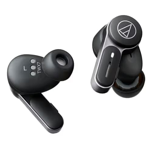 Audio-Technica ATH TWX7 Wireless Earbuds With Microphone image
