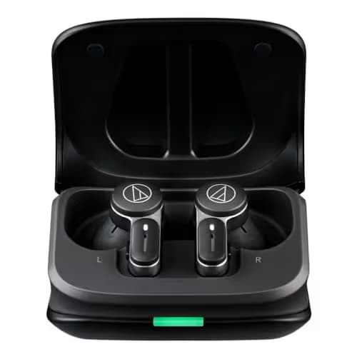 Audio-Technica ATH TWX7 Wireless Earbuds With Microphone image