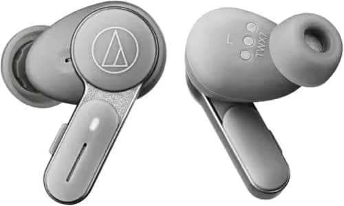 Audio-Technica ATH-TWX7 Closed Earbud With Microphone Headset image