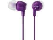 Sony CZ-MDREX10LP/VLT Purple Closed In-Ear Headphones main image