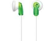 Sony CZ-MDRE9LP Closed Earbud (Green / White) main image