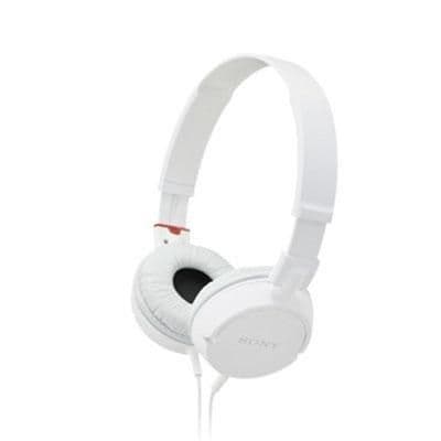 Sony MDR-ZX100 Closed White Headphones image