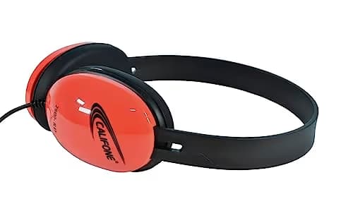 Ergoguys 2800-RD Closed-Back Headphones (Black / Red) image