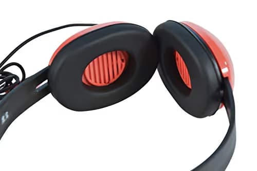 Ergoguys 2800-RD Closed-Back Headphones (Black / Red) image