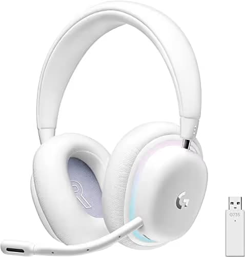 Logitech G735 Closed White Gaming Headset image