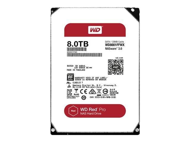 Western Digital Red Pro 8 TB HDD 3.5" 7200RPM SATA 6.0 Gb/s main image