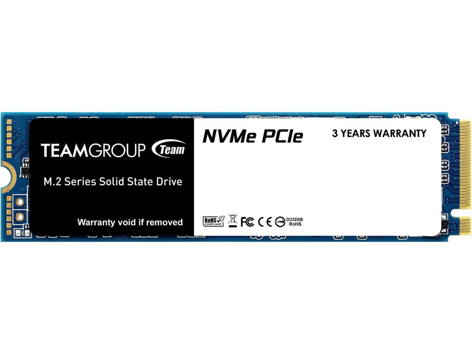 TEAMGROUP MP34 256GB SSD M.2-2280 PCIe 3.0 x4 NVMe image