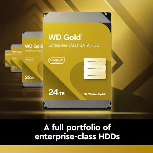 Western Digital Gold 14 TB HDD 3.5" 7200 RPM SATA 6.0 Gb/s Internal image