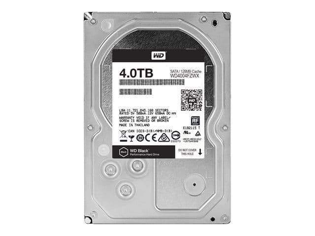 Western Digital Caviar Black 4TB Internal HDD 7200RPM 3.5" SATA 6.0 Gb/s main image