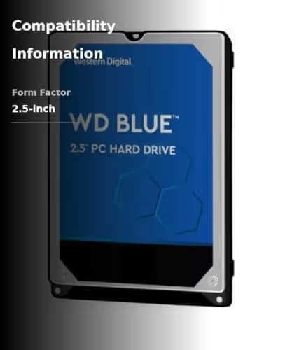 Western Digital Blue 500GB HDD 2.5" SATA image