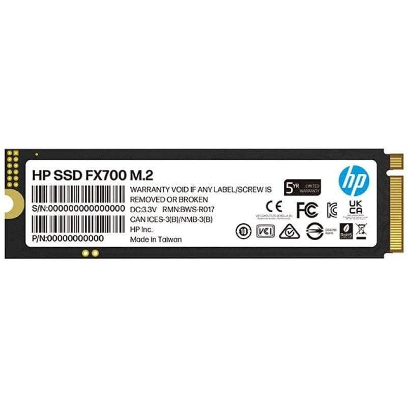 HP FX700 4TB SSD M.2-2280 PCIe 4.0 X4 NVMe main image