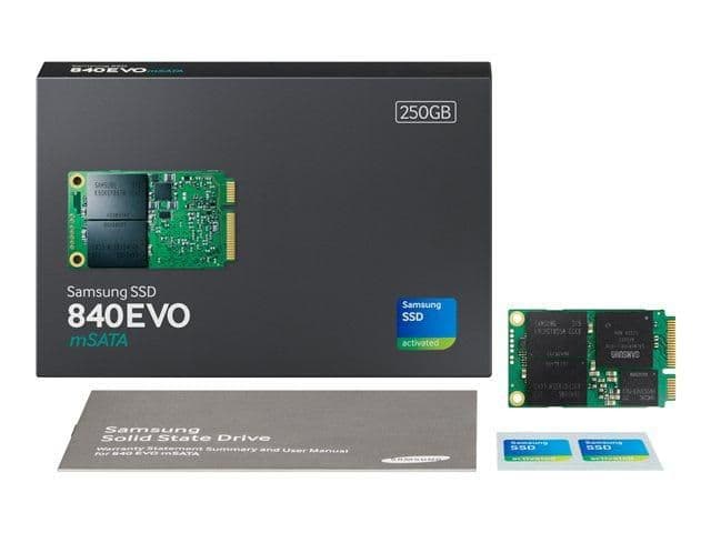 Samsung 840 Evo 250GB SSD mSATA SATA main image