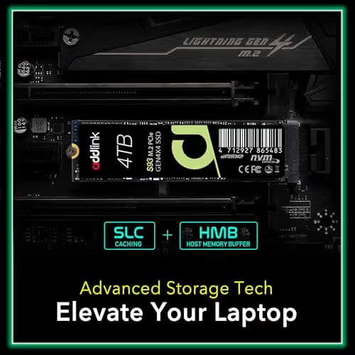 Addlink S93 4TB SSD M.2-2280 PCIe 4.0 X4 NVMe image