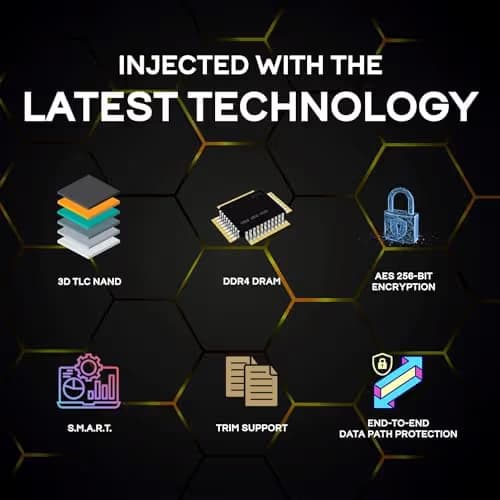 Fantom Drives VENOM8 PS5 1TB M.2 SSD NVMe PCIe 4.0 image