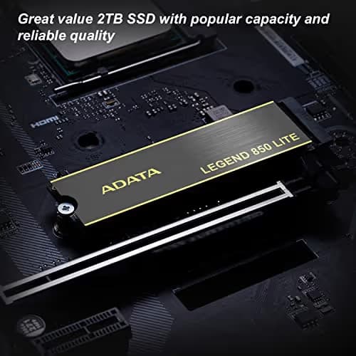 ADATA LEGEND 850 LITE 500GB SSD M.2-2280 PCIe 4.0 X4 NVMe image