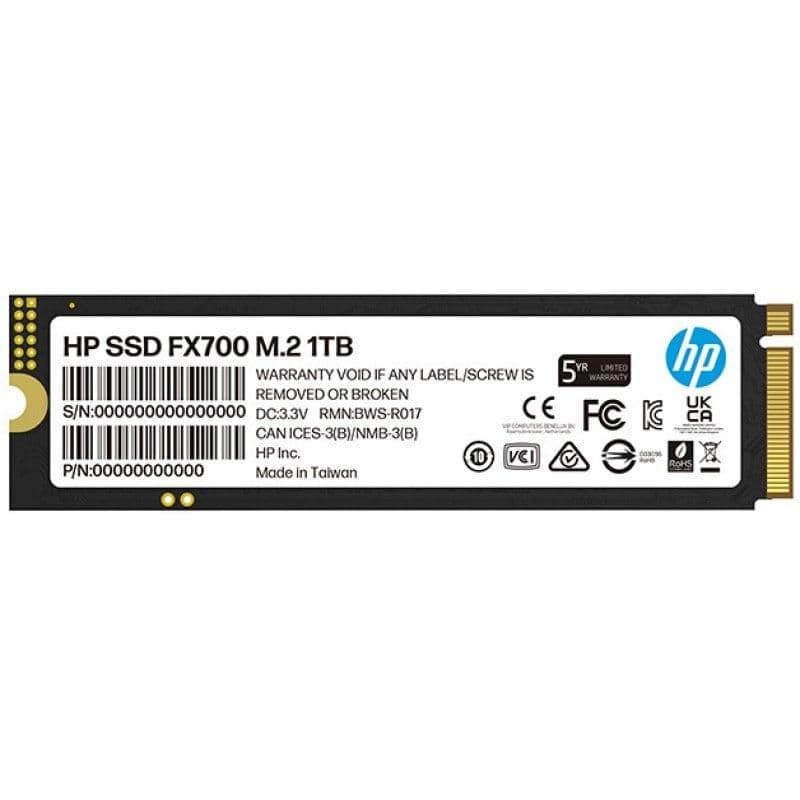 HP FX700 1TB SSD M.2-2280 PCIe 4.0 x4 NVMe image