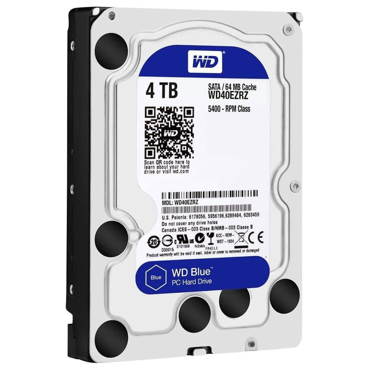 Western Digital Blue 4TB HDD 5400RPM 3.5" SATA 6.0 Gb/s main image