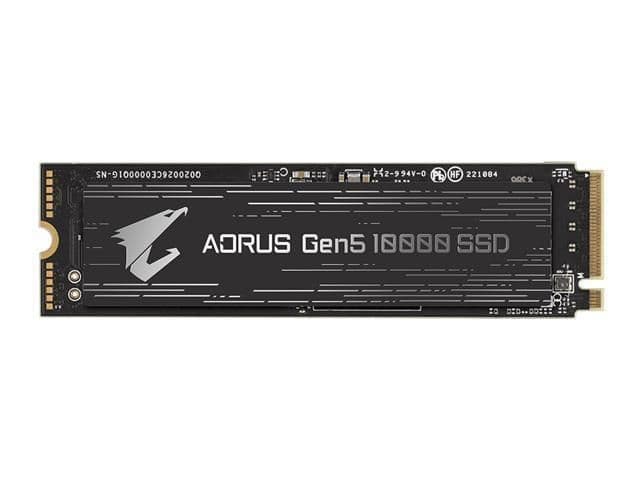 Gigabyte AORUS Gen5 10000 1TB M.2-2280 SSD PCIe 5.0 NVMe image