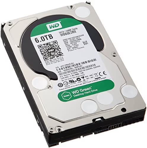 Western Digital Green 6TB 3.5" HDD 5400RPM SATA 6.0 Gb/s Internal main image