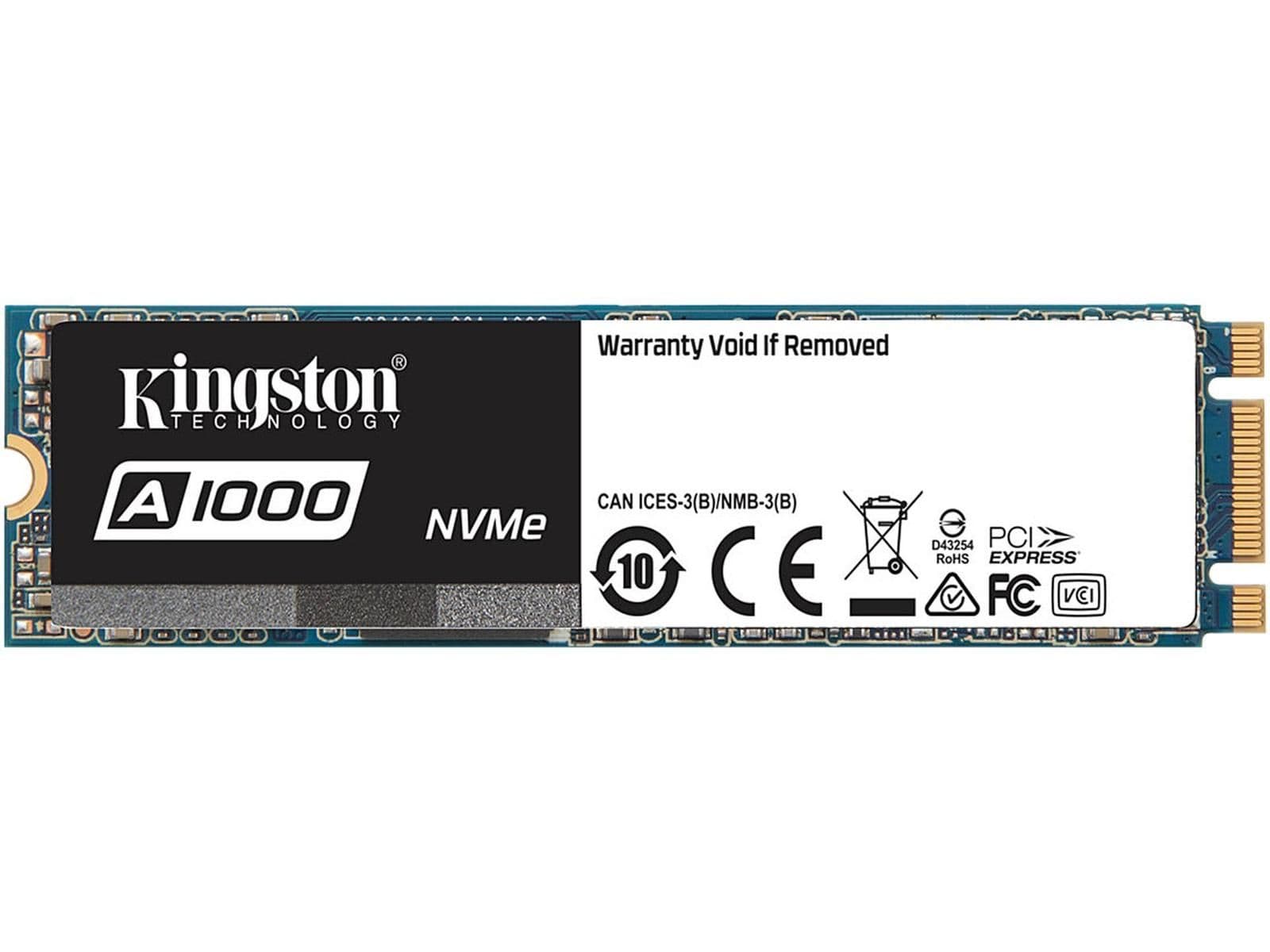 Kingston A1000 960GB M.2-2280 SSD PCIe 3.0 x4 NVMe main image