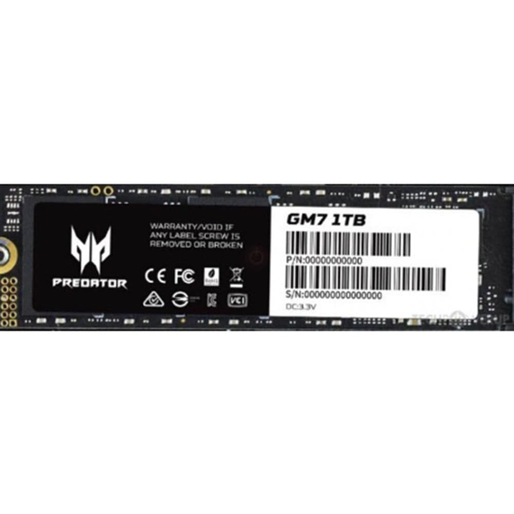 Acer Predator GM7 1TB M.2 SSD PCIe 4.0 NVMe image