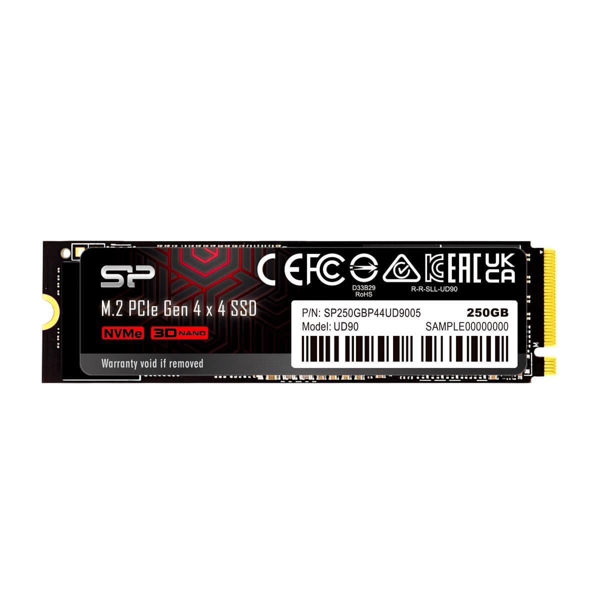Silicon Power UD90 250GB SSD M.2-2280 PCIe 4.0 x4 NVMe main image