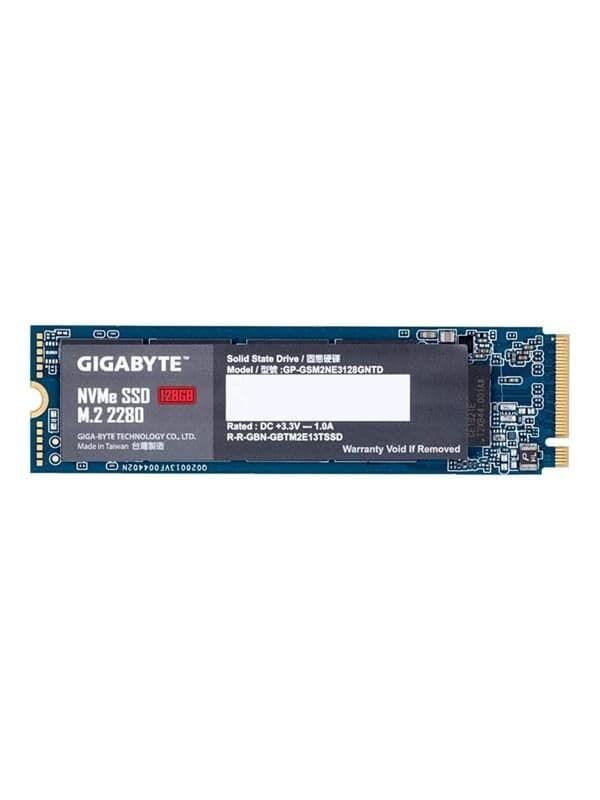 Gigabyte GP-GSM2NE3128GNTD 128GB SSD M.2-2280 PCIe 3.0 x4 NVMe main image