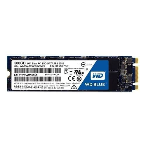 Western Digital Blue 500GB SSD M.2-2280 SATA image